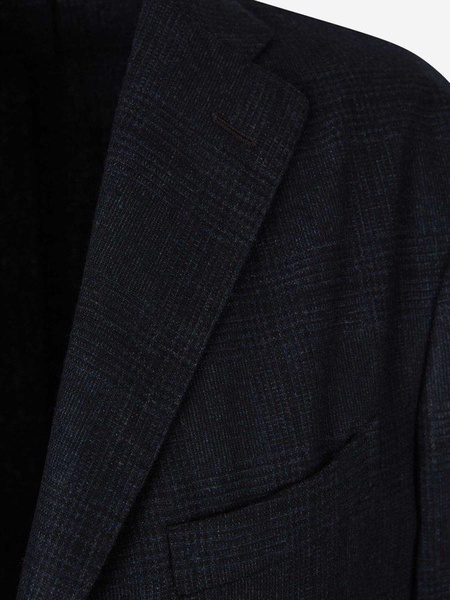 Boglioli Plaid Motif Blazer