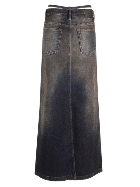 Denim Midi Skirt
