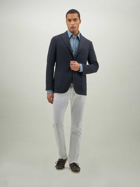 Boglioli Straight Cotton Blazer