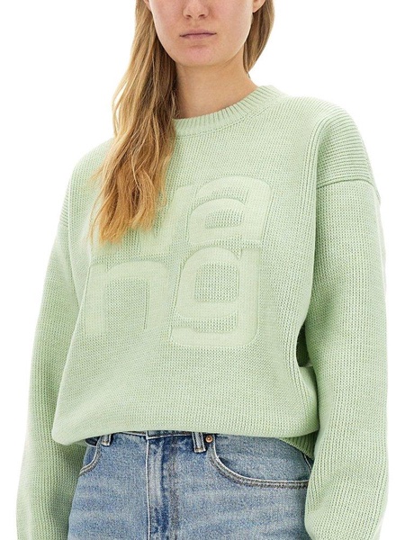 T By Alexander Wang Jersey With Logo