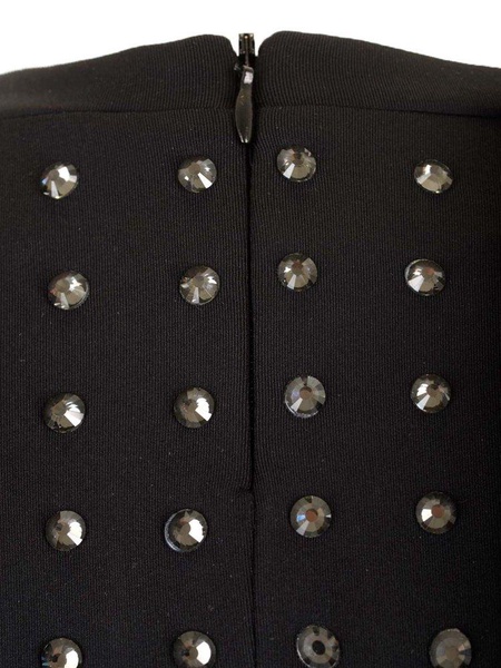 All-over Embellished Crewneck Top