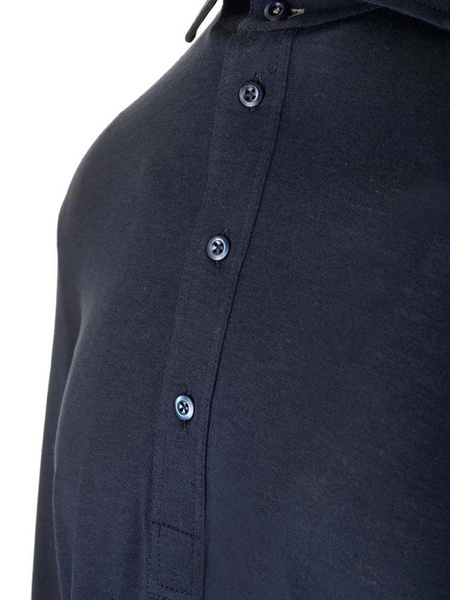 Silk And Cotton Polo Shirt