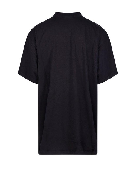 Men's Balenciaga Boxing T-shirt Medium Fit in Black Faded