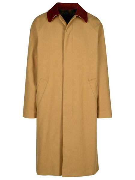 'gaspard' Beige Cotton Trench Coat
