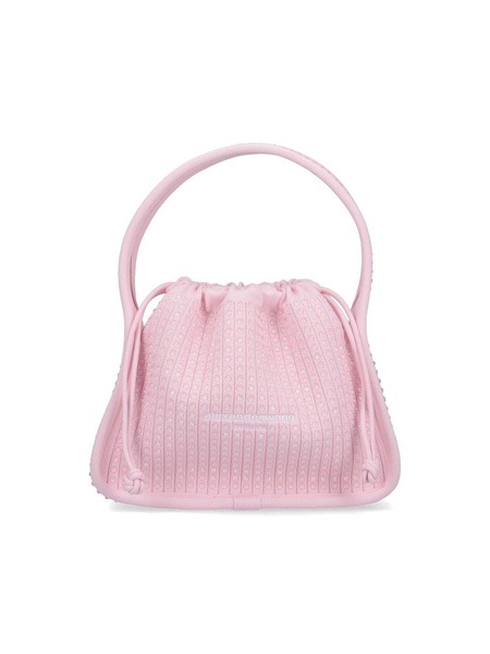 Small Tote Bag With 'ryan' Rhinestones