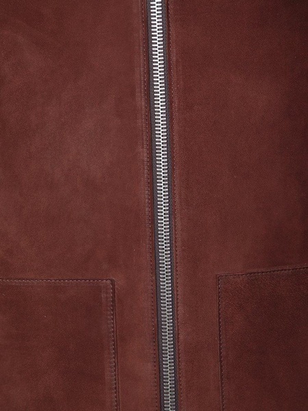 Zip-Up Leather Jacket