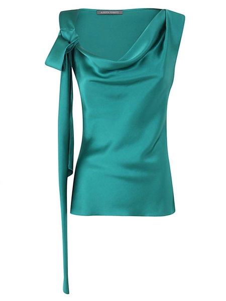 Bow-detailed Sleeveless Top
