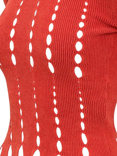 Cut Out Knitted T-shirt