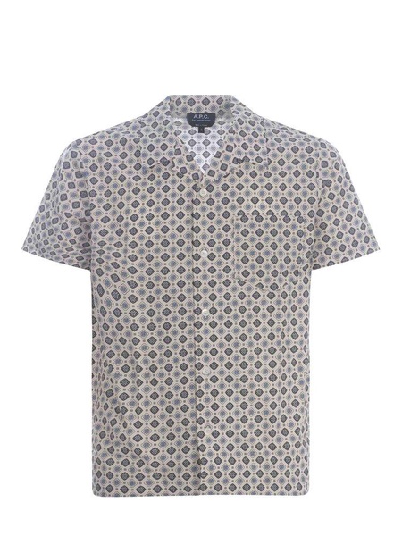 Pattern-printed Short-sleeved Shirt