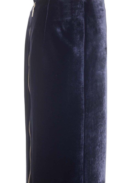 Velvet Pencil Skirt