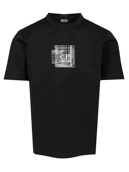 Cotton With Logo T-Shirt Black