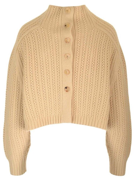 Hodeida High Neck Cropped Cardigan
