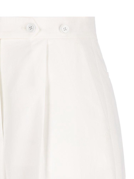 4g Embroidered Pleated Pants
