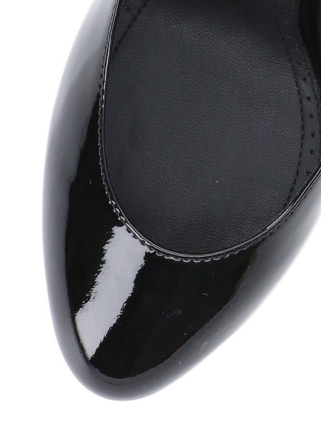 Patent Ankle-Strap Stiletto Pumps