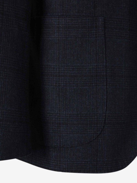 Boglioli Plaid Motif Blazer