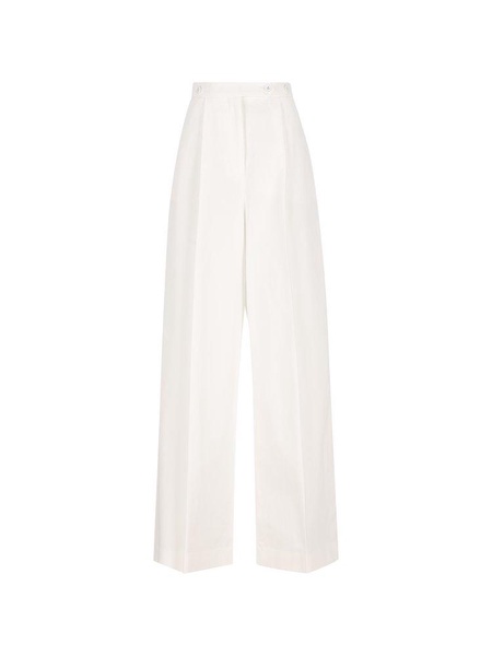 4g Embroidered Pleated Pants