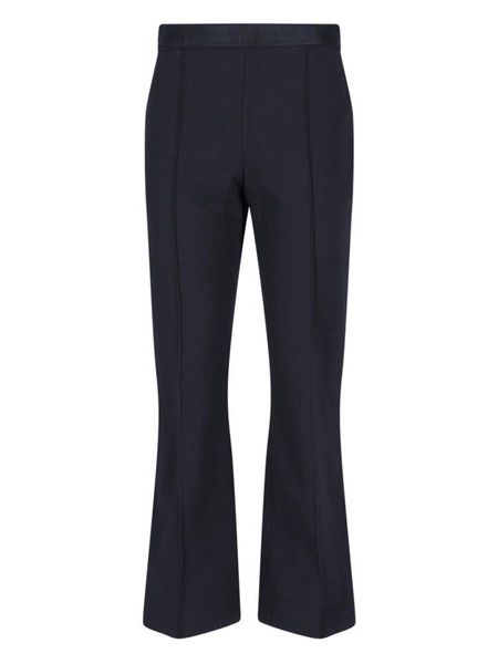 Grazia Logo Waistband Straight-leg Trousers