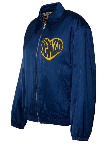Blue viscose jacket