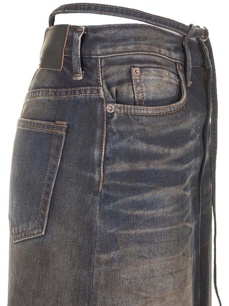 Denim Midi Skirt