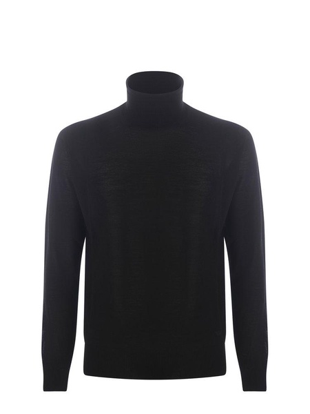 Long-sleeved Roll Neck Knitted Jumper