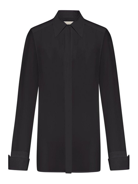 Pussy-bow Long-sleeved Top