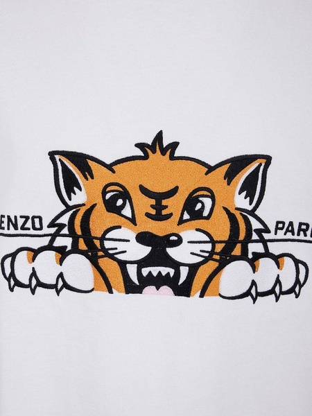 Paris Gots Happy Tiger Crewneck T-shirt