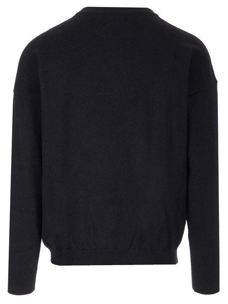 Cotton Blend Crew-neck Sweater