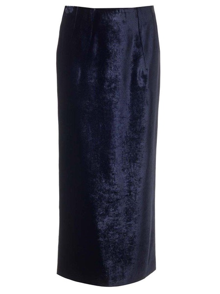 Velvet Pencil Skirt