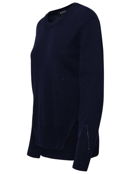 A.P.C. Blue Wool Lucy Sweater