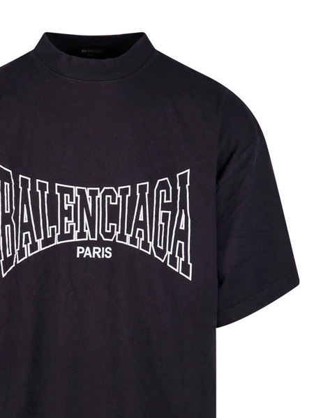 Men's Balenciaga Boxing T-shirt Medium Fit in Black Faded