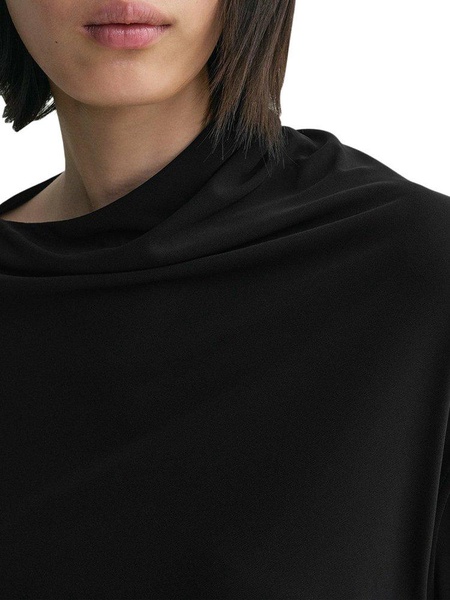 Long Sleeved Asymmetric Neck Top