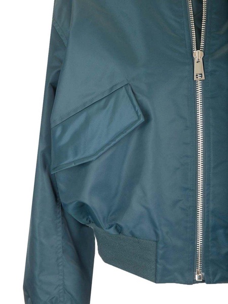 "ella" Teal Bomber Jacket