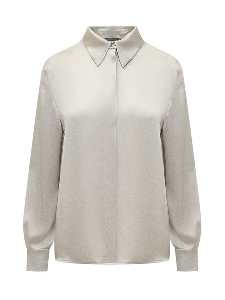 Alberta Ferretti Satin Shirt