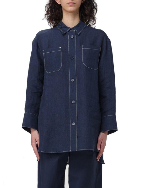 Buttoned Long-sleeved Top 's Max Mara