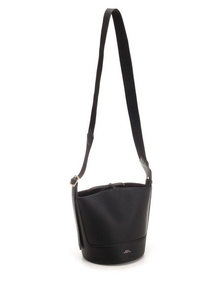 "ana" Black Drawstring Bag