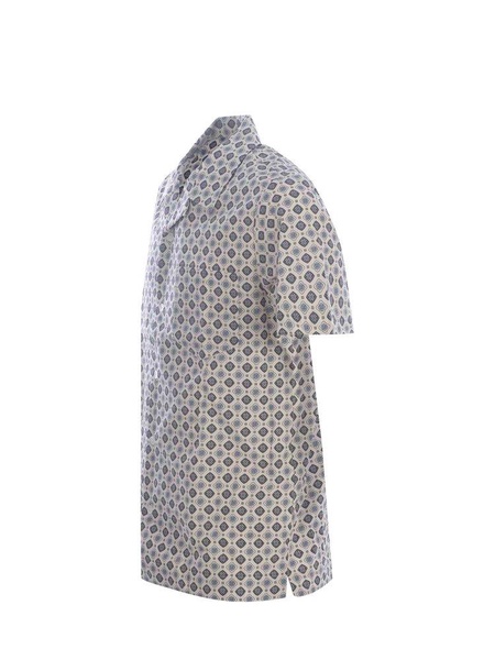 Pattern-printed Short-sleeved Shirt