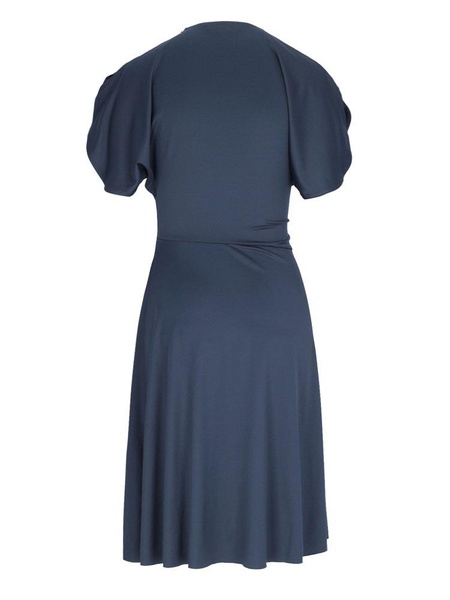 Gathered midi dress