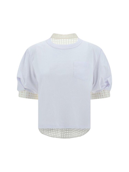 Saca Layered Crewneck T-shirt