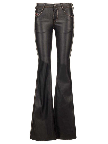 "p-stellar" Leather Effect Trousers
