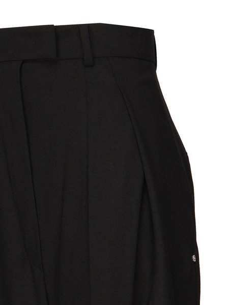Wool Wide-leg Trousers
