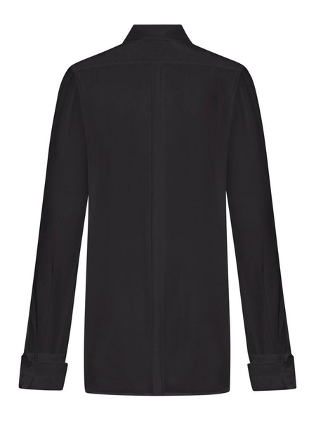 Pussy-bow Long-sleeved Top