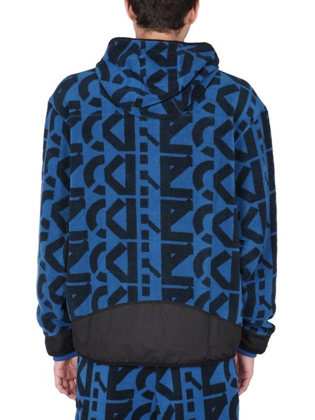 Allover Monogram Zipped Hoodie