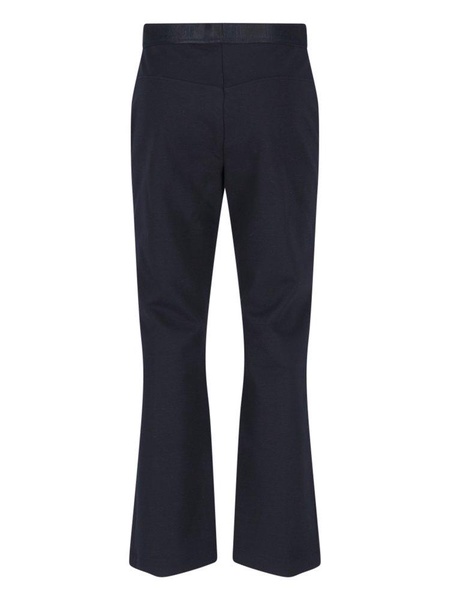 Grazia Logo Waistband Straight-leg Trousers
