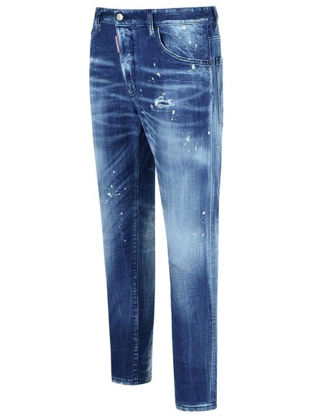 Dsquared2 'Skater' Blue Cotton Jeans Men