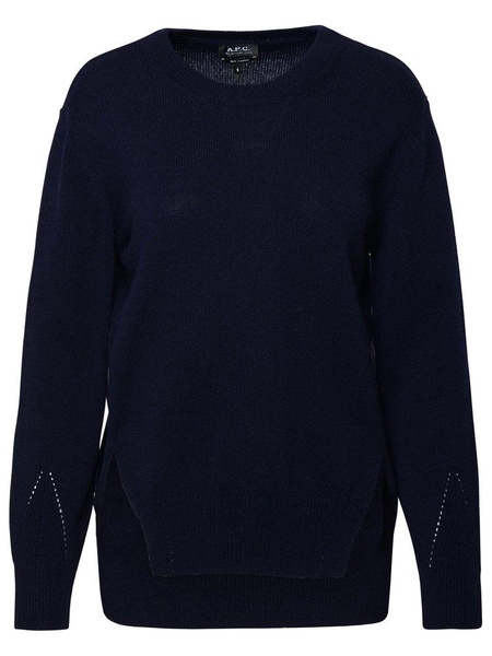 A.P.C. Blue Wool Lucy Sweater