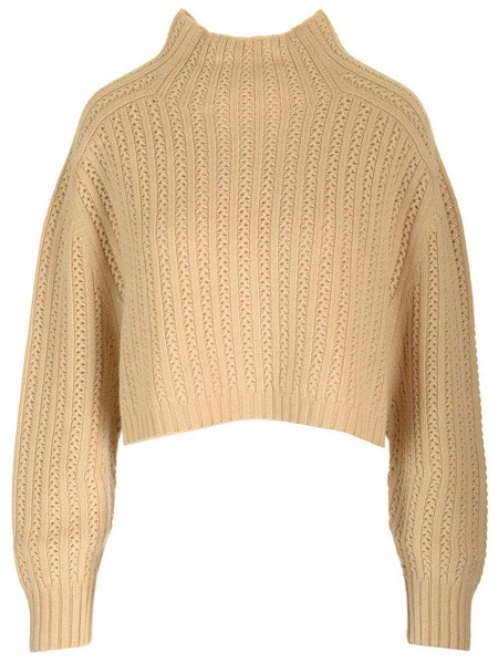 Hodeida High Neck Cropped Cardigan
