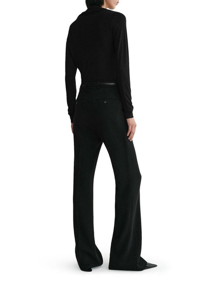 Long Sleeved Asymmetric Neck Top