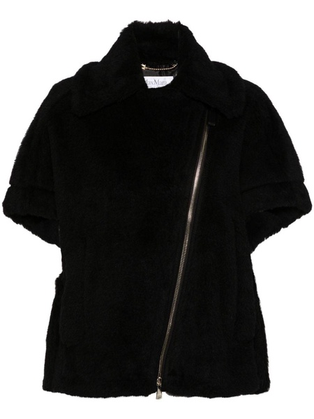 Wool and alpaca teddy cape