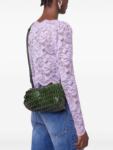 Paco crossbody bag with leather discs