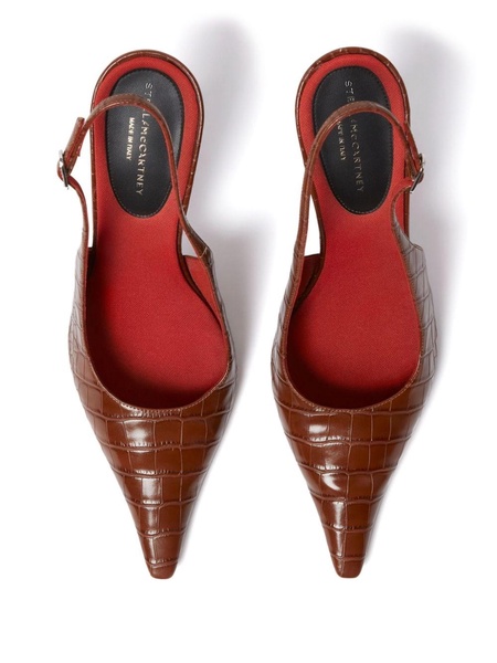 Pointy toe slingbacks